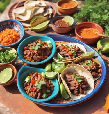 A lively local market scene with colorful fruits and friendly vendors, capturing cultural immersion.