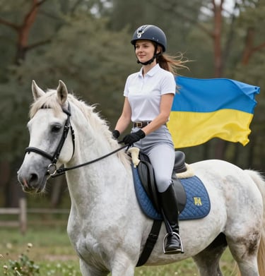 A majestic horse standing calmly in a sunlit field, showcasing natural beauty.