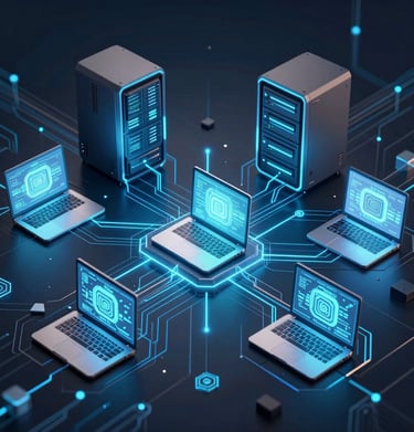 An agency owner reviewing monthly recurring revenue growth charts on a tablet.