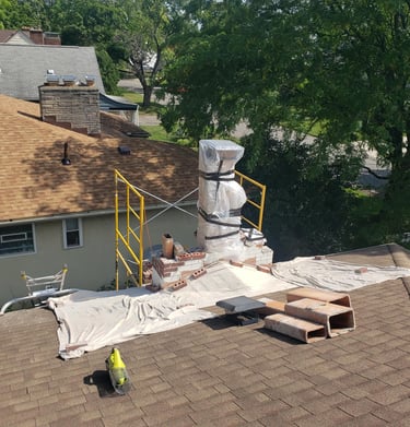 Chimney inspection service in Waltham, MA provided by NE Chimney specialists.