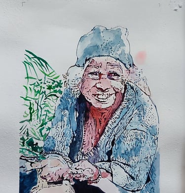 Sri Lankaise dans les champs de thé