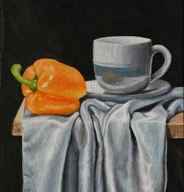 still life oil painting