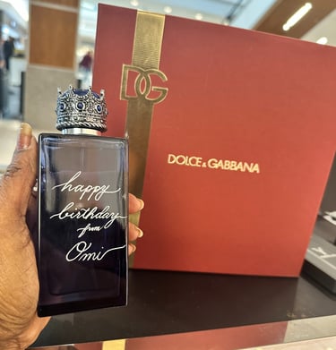 Hand engraved cologne