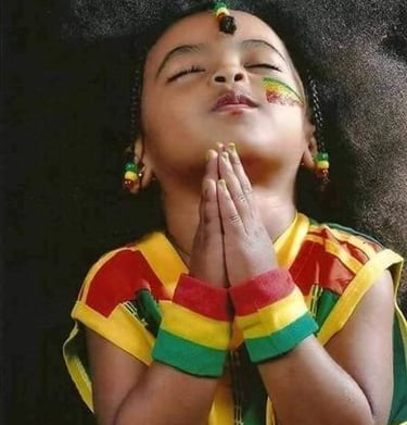 child praying