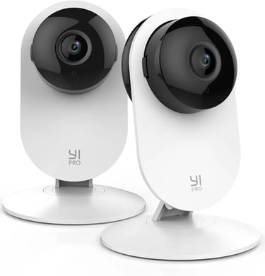 YI Pro 2K Camara Vigilancia WiFi Interior 2.4GHz con Visión Nocturna blanco