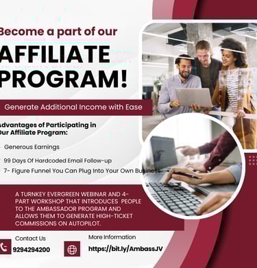 Ambassador affiliate program