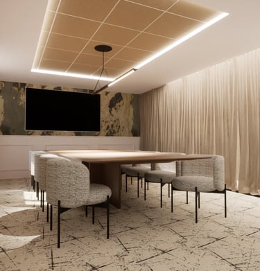 Visuel salle de réunion Terracity Orgères