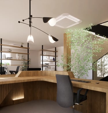 Visuel hall d'accueil Terracity Orgères