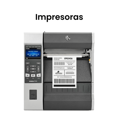 Impresora de etiquetas industrial para identificación de productos y materiales
