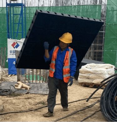 plastic form construction