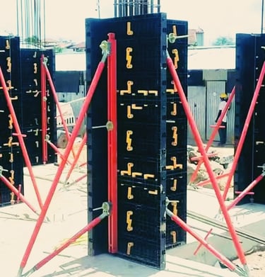 plastic column 