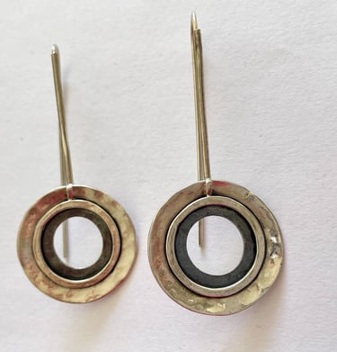 Silpada Modernist Disc Earrings
