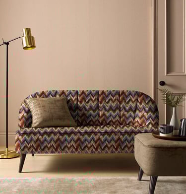 classic printed fabric sofa