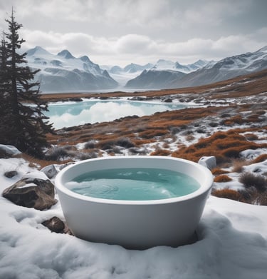 An inviting entrance with a welcoming sign and natural decor.
