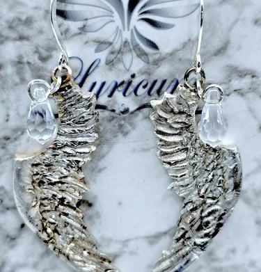 Sterling Silver and Swarovski crystal Earrings