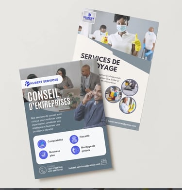 a brochure of a business brochure
