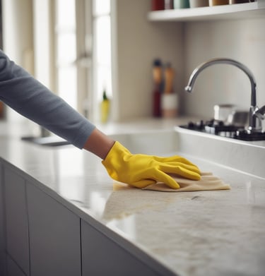 A sleek car covered in foamy soap is parked in a dimly lit garage, with signs indicating no parking and steam cleaning services on the wall in the background.
