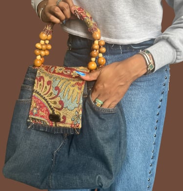Denim Conversion handbag