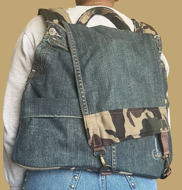 Denim Conversion Backpack