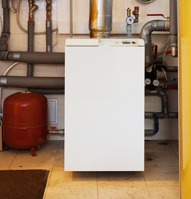 Gascondensatieketel geïnstalleerd door AP Services voor verwarming in een woning in regio Leuven en