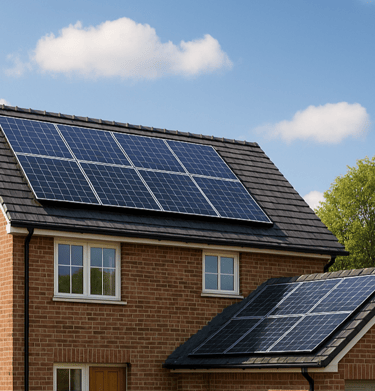 Energiezuinige woning met zonnepanelen en duurzame verwarmingsoplossingen in de omgeving van Leuven