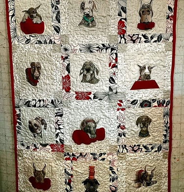 dog quilt personalized