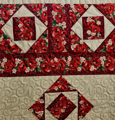 table runner custom quilted