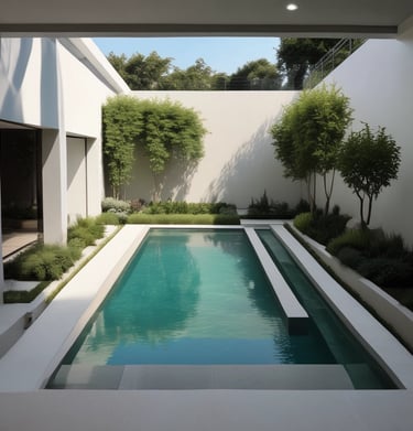 Aerial shot of several completed prefabricated houses in a modern neighborhood.