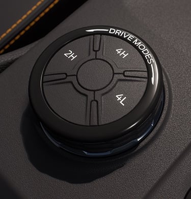 Selectable Drive Modes Pergantian mode 2WD dan 4WD (jangkauan tinggi atau rendah) 