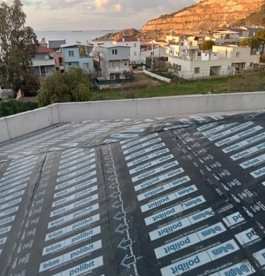 Dalyan Muğla çatı izolasyonu ve su yalıtım çalışması