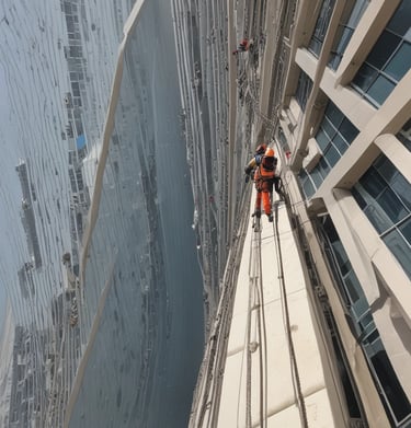 3D model rendering of a complex cladding design displayed on a computer screen.