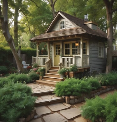 An elegant home addition blending seamlessly with the original structure.