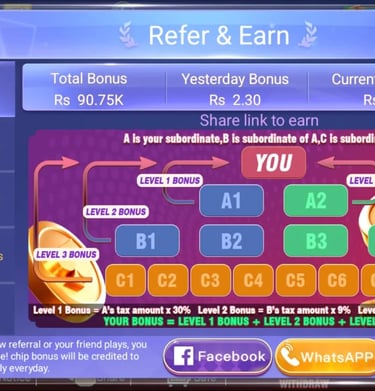 bouns of 3patti room apk game