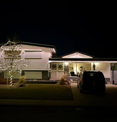 MyLites permanent outdoor lighting installation on home