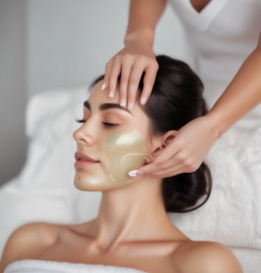 Creative shot of a stylist at work with the client’s website open on a tablet nearby for appointment notes.