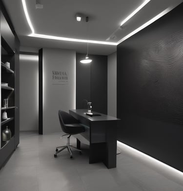 Close-up of a modern online booking page for a beauty institute with soft pastel colors.