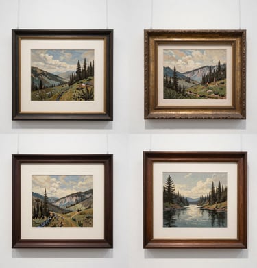 A panoramic view of galerie homa'rt’s main exhibition space filled with diverse artworks and natural light.