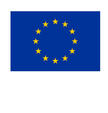 The flag of the European Union with the text 'Funded by the European Union'.