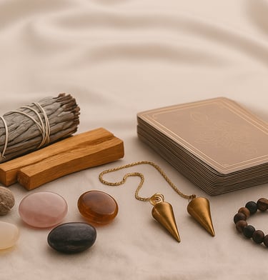 ésotérisme & spiritualité, oracles, pendules divinatoires, bougie magiques