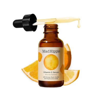 Mad Hippie Vitamin C Serum bottle on clean background
