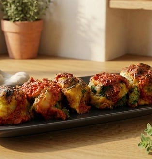 Spinach and ricotta easy puff pastry dinner