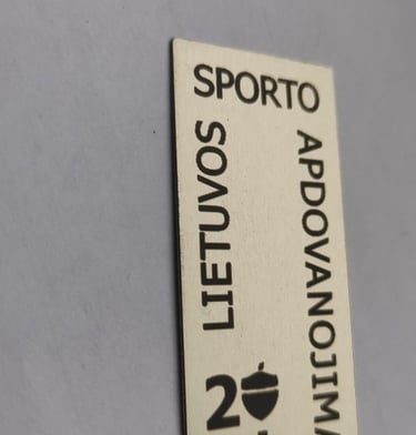 Custom metal engraving