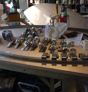 Stainless Steel Artistic Fabrication In Progress