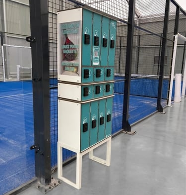 Station de location raquettes de Padel et vente de balles