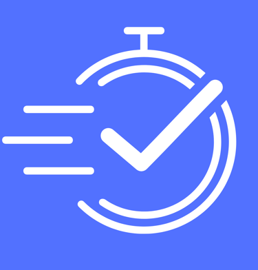 chronomètre avec un effet de vitesse
