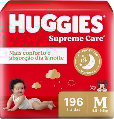 Huggies Supreme Care – Melhor para Proteção Contra Vazamentos