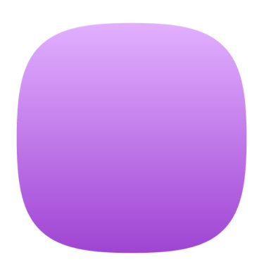 a purple square shaped object with a purple background