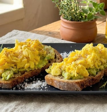 Balanced with Simple Ingredients | Avocado Toast 