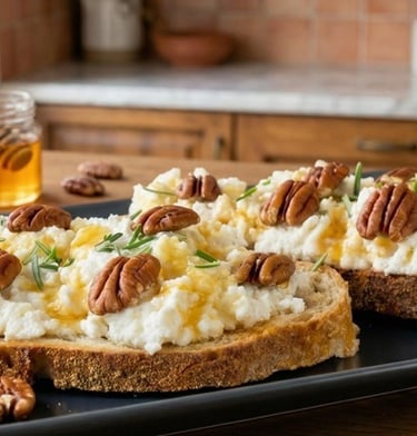 How to make sweet bruschetta for breakfast