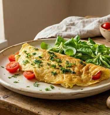 How to make gluten free savory omelette